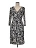 Chaps Animal Print Gray Casual Dress Size M - photo 1