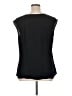 Sejour 100% Polyester Black Sleeveless Blouse Size 14 - photo 2
