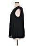 Sejour 100% Polyester Black Sleeveless Blouse Size 14 - photo 5