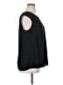 Sejour 100% Polyester Black Sleeveless Blouse Size 14 - photo 4