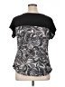 Carol Rose Black Short Sleeve Top Size XL - photo 2