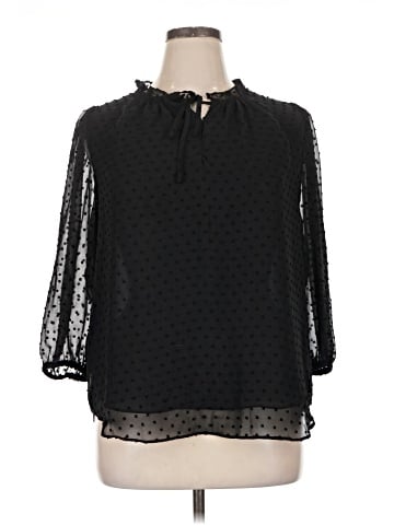 Bar III 3/4 Sleeve Blouse (view 1)