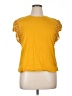 Express 100% Cotton Yellow Short Sleeve Top Size XL - photo 1