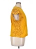 Express 100% Cotton Yellow Short Sleeve Top Size XL - photo 4