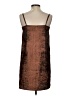 A New Day 100% Polyester Metallic Brown Cocktail Dress Size XS - photo 2