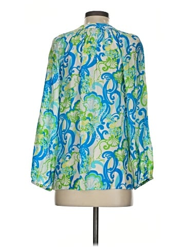 Lilly Pulitzer 3/4 Sleeve Silk Top (view 2)