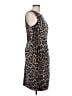 Cato Animal Print Brown Cocktail Dress Size 12 - photo 4