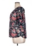 Skies Are Blue 100% Polyester Floral Blue Short Sleeve Blouse Size XL - photo 5