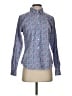 L.L.Bean Paisley Blue Long Sleeve Button-Down Shirt Size XS - photo 1