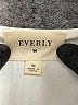 Everly 100% Rayon Stripes Ivory Romper Size M - photo 4