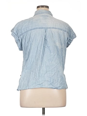 Style&Co Short Sleeve Button-Down Shirt (view 2)