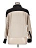 DKNY 100% Polyester Color Block Tan 3/4 Sleeve Blouse Size XL (petite) - photo 2