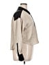 DKNY 100% Polyester Color Block Tan 3/4 Sleeve Blouse Size XL (petite) - photo 4