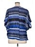 Apt. 9 Blue Short Sleeve Blouse Size 1X - photo 2