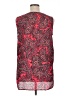 Dana Buchman 100% Polyester Paisley Red Sleeveless Blouse Size XL - photo 2