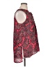 Dana Buchman 100% Polyester Paisley Red Sleeveless Blouse Size XL - photo 4
