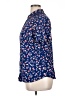 Croft & Barrow 100% Rayon Floral Blue Short Sleeve Blouse Size 0X - photo 5