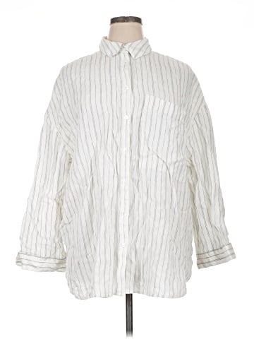 Banana Republic 3/4 Sleeve Button-Down Shirt (view 1)