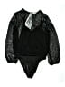 WAYF 100% Polyester Black Long Sleeve Blouse Size L - photo 1