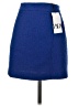 Zara Solid Blue Casual Skirt Size XS - photo 2