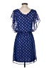 Buttons Blue Casual Dress Size S - photo 2