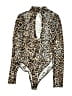 Forever 21 Animal Print Gold Bodysuit Size M - photo 1
