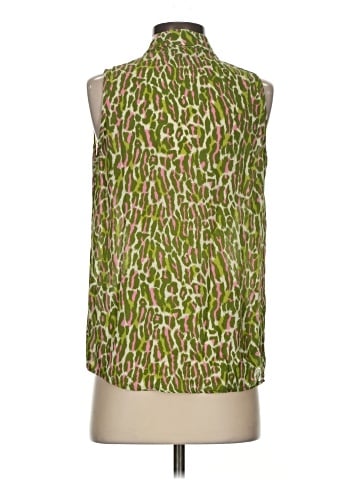 Eccoci Sleeveless Silk Top (view 2)