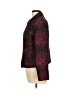 Christopher & Banks 100% Polyester Print Burgundy Jacket Size L - photo 5