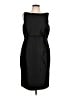 Talbots 100% Polyester Solid Black Cocktail Dress Size 12 - photo 1