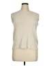 Alex Garfield Ivory Sleeveless Top Size XL - photo 1