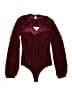 Lulus Burgundy Long Sleeve Blouse Size S - photo 1