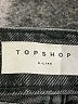 Topshop Stars Black Denim Shorts Size 4 - photo 3