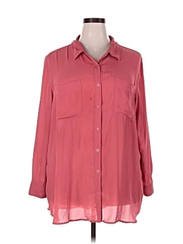 a.n.a. A New Approach Long Sleeve Blouse (view 1)
