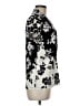 DKNY Floral Black Short Sleeve Blouse Size M - photo 4
