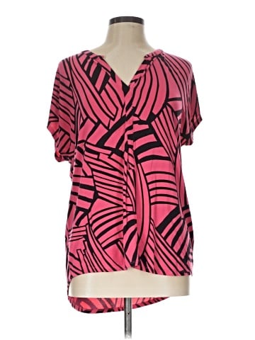 Dana Buchman Short Sleeve Blouse (view 1)