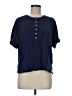 Torrid 100% Cotton Blue Short Sleeve Top Size Med Plus (00) - photo 1