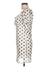 Caution to the Wind Polka Dots Ivory Casual Dress Size L - photo 5