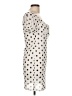 Caution to the Wind Polka Dots Ivory Casual Dress Size L - photo 4