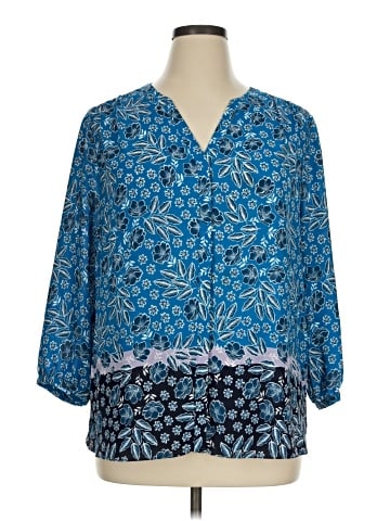NYDJ 3/4 Sleeve Blouse (view 1)