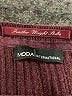 Moda International 100% Cotton Burgundy Pullover Sweater Size S - photo 7