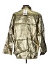 Blair Metallic Gold 3/4 Sleeve Button-Down Shirt Size L (estimated) - photo 2