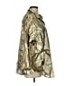 Blair Metallic Gold 3/4 Sleeve Button-Down Shirt Size L (estimated) - photo 4