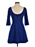 Express Solid Blue Cocktail Dress Size S - photo 2