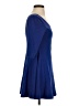 Express Solid Blue Cocktail Dress Size S - photo 4