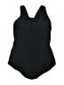 Assorted Brands 100% Polyester Solid Black One Piece Swimsuit Size 18 - photo 1