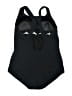 Assorted Brands 100% Polyester Solid Black One Piece Swimsuit Size 18 - photo 2