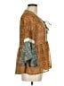 Maurices 100% Polyester Brown 3/4 Sleeve Blouse Size M - photo 4