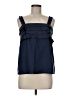 J.Crew 100% Silk Blue Sleeveless Silk Top Size 6 (petite) - photo 1