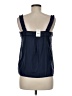 J.Crew 100% Silk Blue Sleeveless Silk Top Size 6 (petite) - photo 2