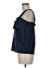 J.Crew 100% Silk Blue Sleeveless Silk Top Size 6 (petite) - photo 5